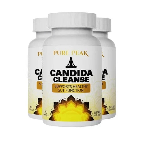 Pure Peak Candida Cleanse - Boost Gut & Colon Health - 60 Capsules