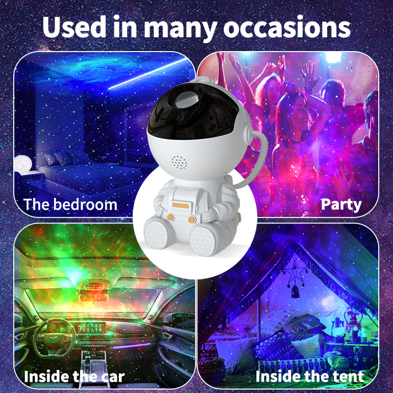 Astronaut Galaxy Projector, Star Projector Galaxy Light, Night Light for Kids, Nebula Ceiling LED Lamp, Room Decor, with  Remote, Gifts for Birthdays