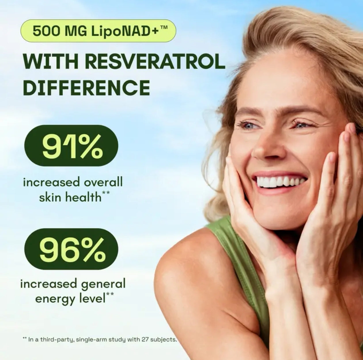 Cata-Kor 500 mg -NAD+ Supplement for Skin Aging Support, Energy, and Focus -60 Count- Vitamin & Wellness Supplements Dietary Healthcare Edible