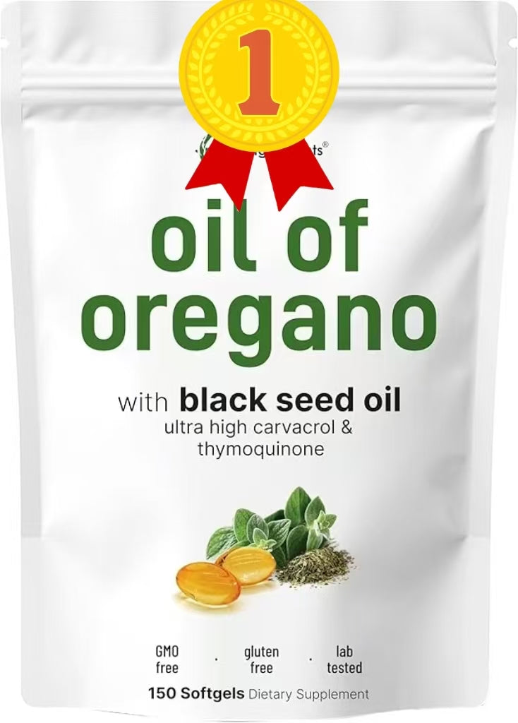 Oil of Oregano with Black Seed Oil, 150 Softgels